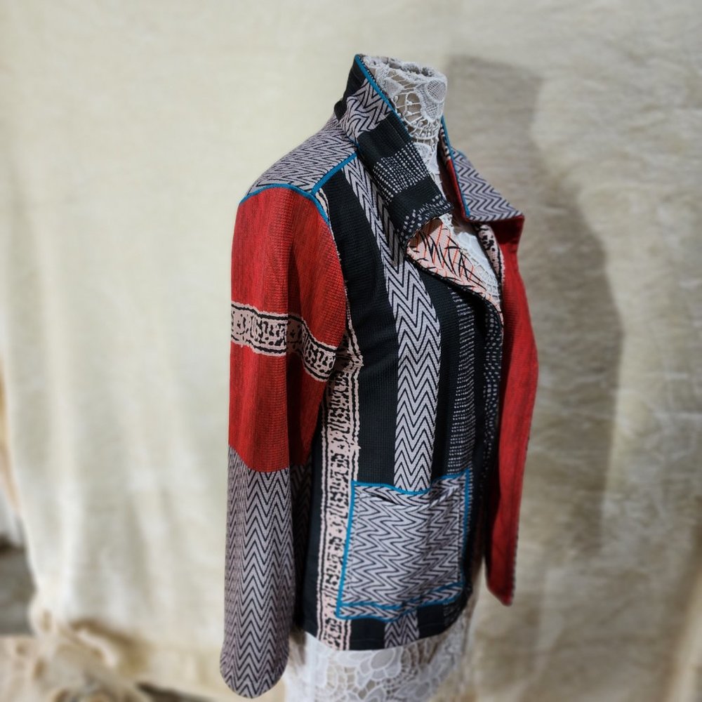 MISSLOOK Multicolor Patterned Jacket - Picture 2 of 9